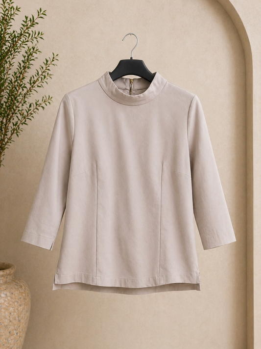 Blusa beige Nuna Lie