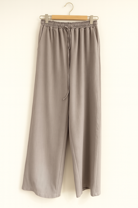 Pantalon à jambes larges