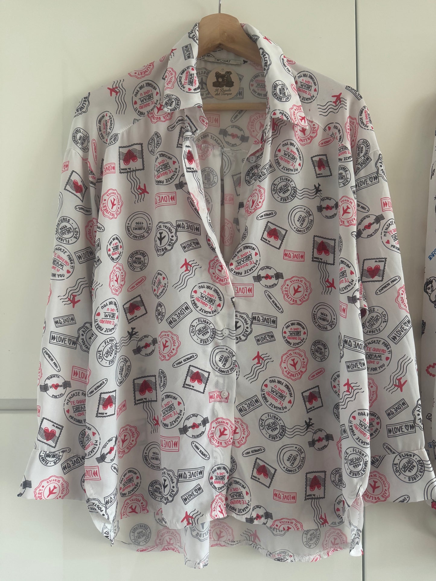 Camicia manica lunga fantasia